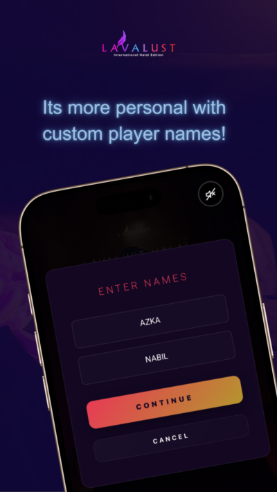 Custom Nama